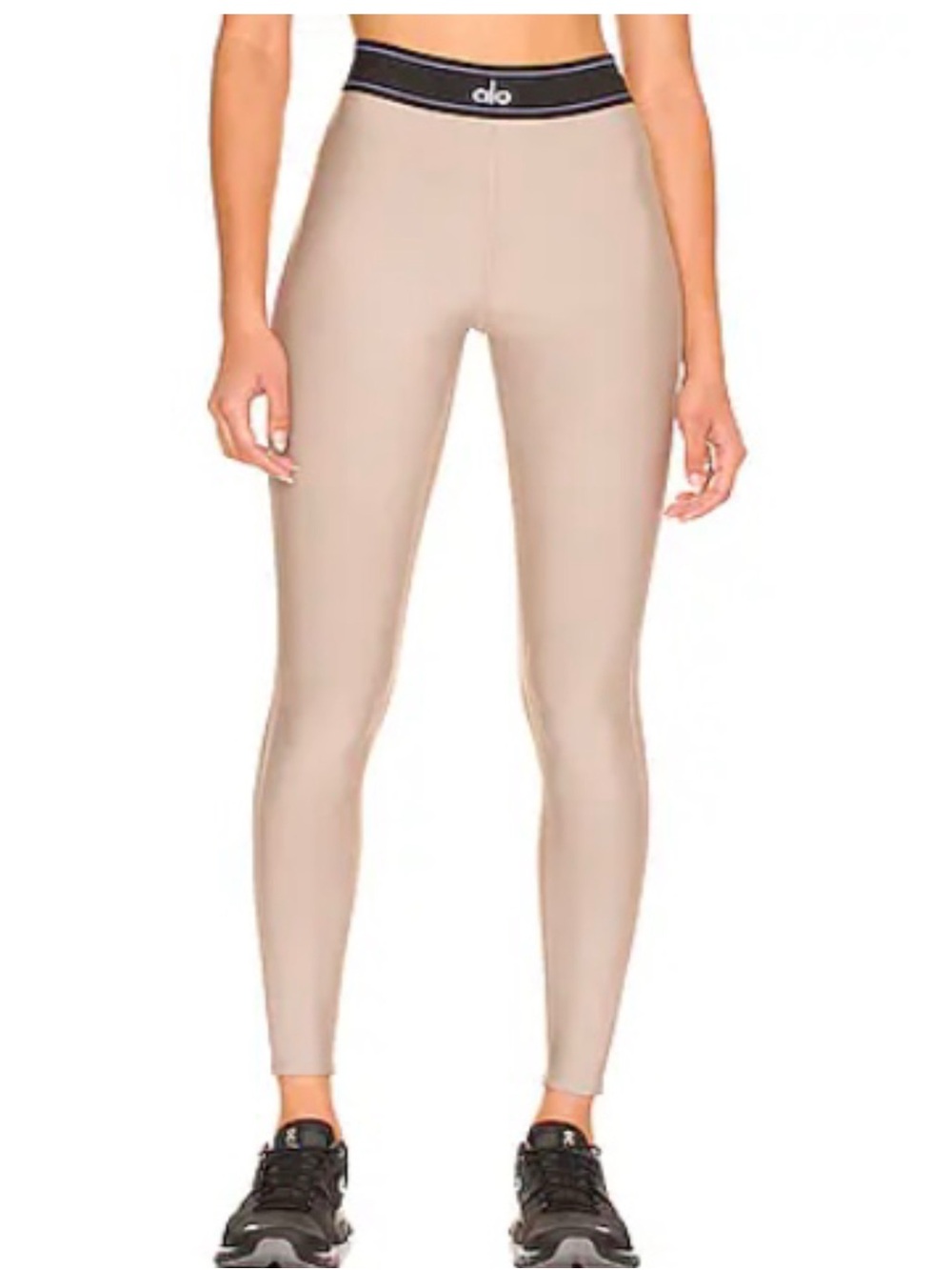 ALO YOGA AIRLIFT HIGH WAISTED SUIT UP LEGGING GRAVEL